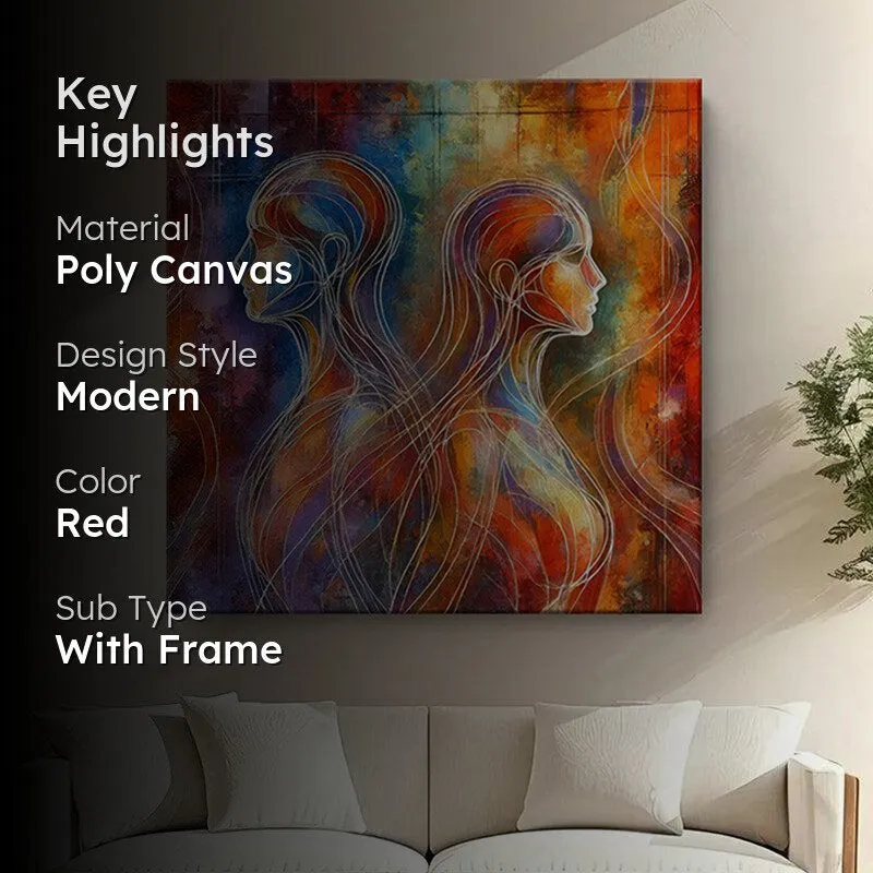 Feminine Aura Wall Painting media 2
