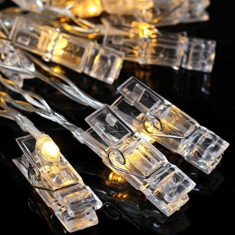 StarryNest Plastic Photo Clip String Lights media 5