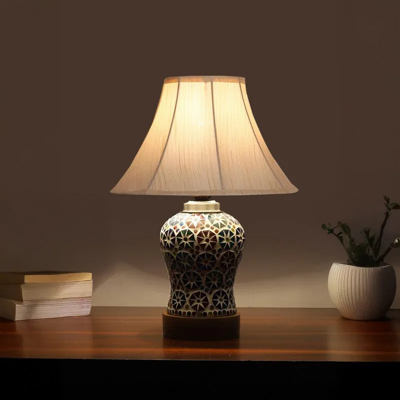 Terrix Wooden Table Lamp - Multicolor media 1