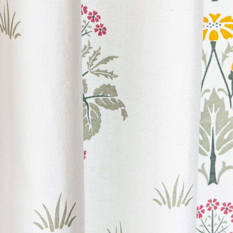 Tranquebar Home Bloom Delight Cotton Curtains(Yellow) - Set Of Two media 6