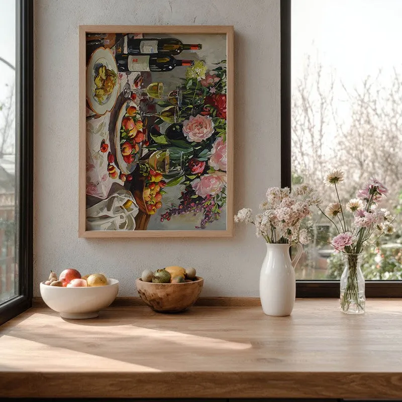 MartiniDining Archival Canvas Wall Art - Brown media 6