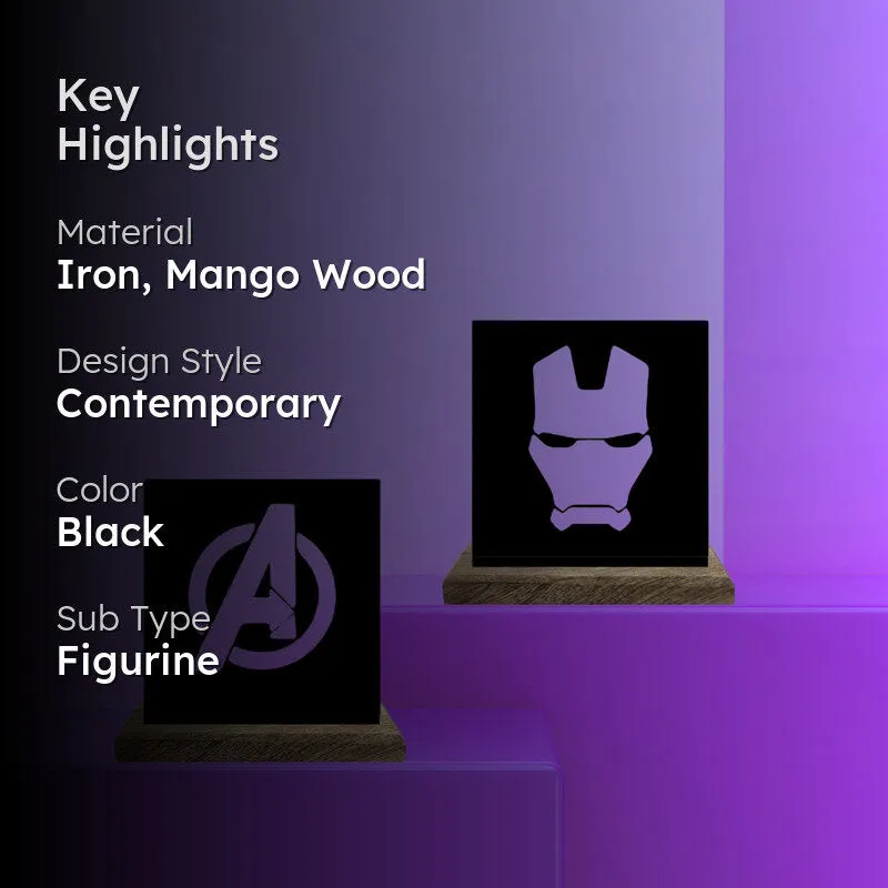 Iron Man & Avengers Showpiece - Set Of Two media 2