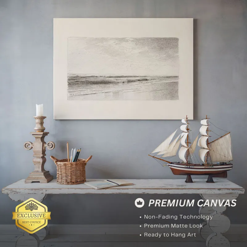 Monotone Waves Wood Wall Art media 5
