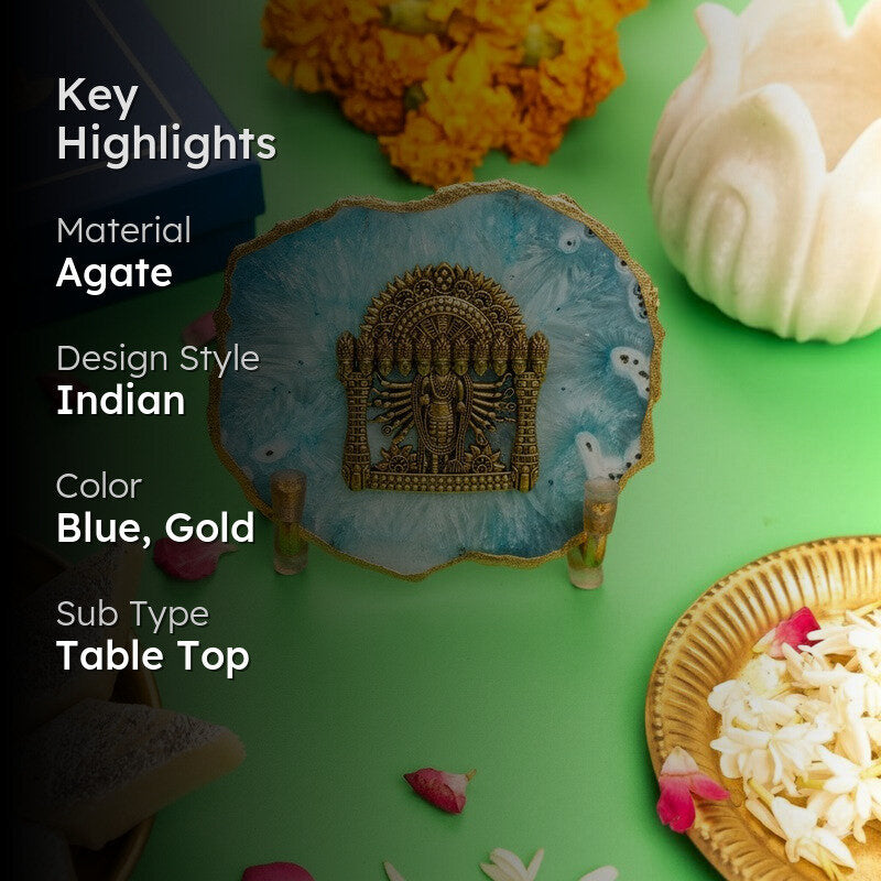 Spiritual Harmony Lord Narayan Showpiece media 2