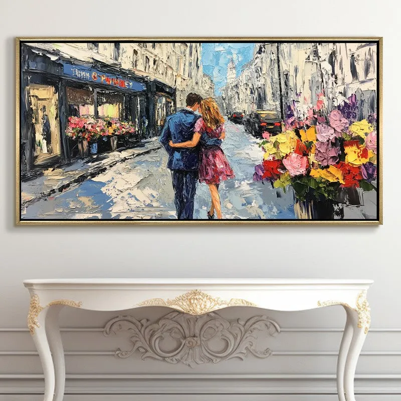 Blossom Affair Canvas Wall Painting With Frame media 5