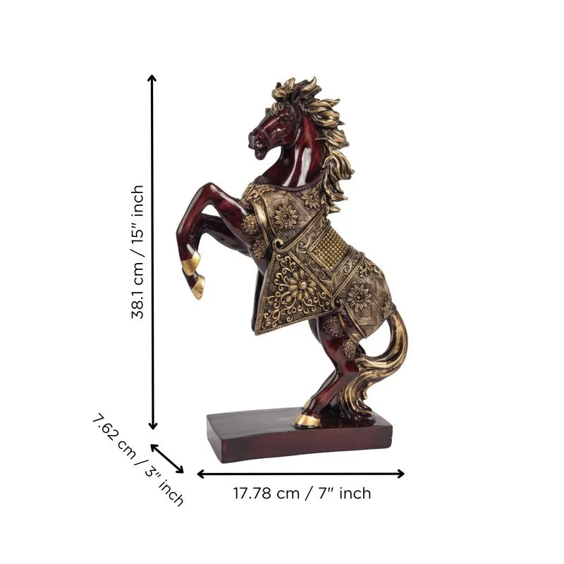 Regal Stallion Resin Showpiece media 5