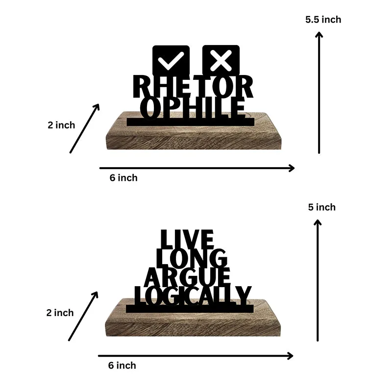 Rhetorophile Showpiece - Set Of Two media 4
