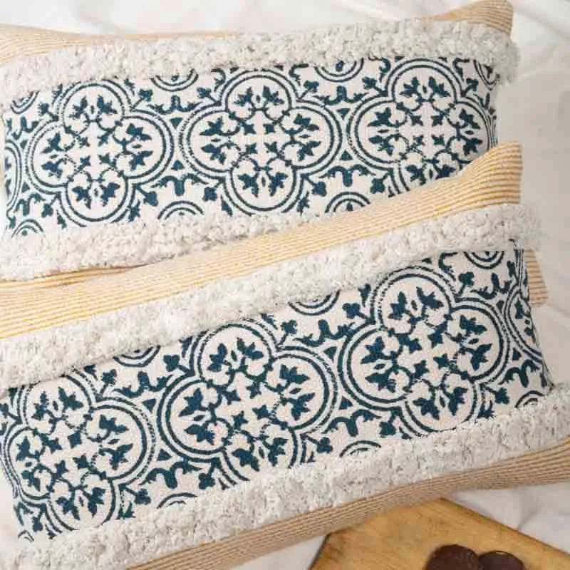 Fringed Horizon Cushion Cover media 5