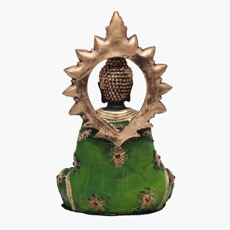 Divine Stillness Buddha Idol - Green media 5