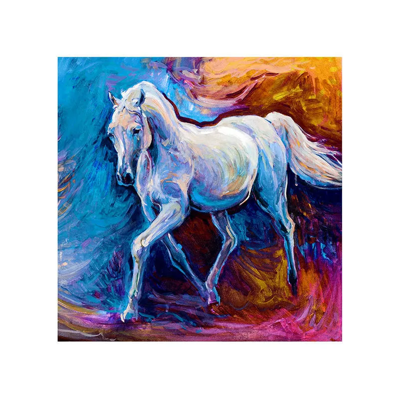 Equine Galloping Wall Painting media 5