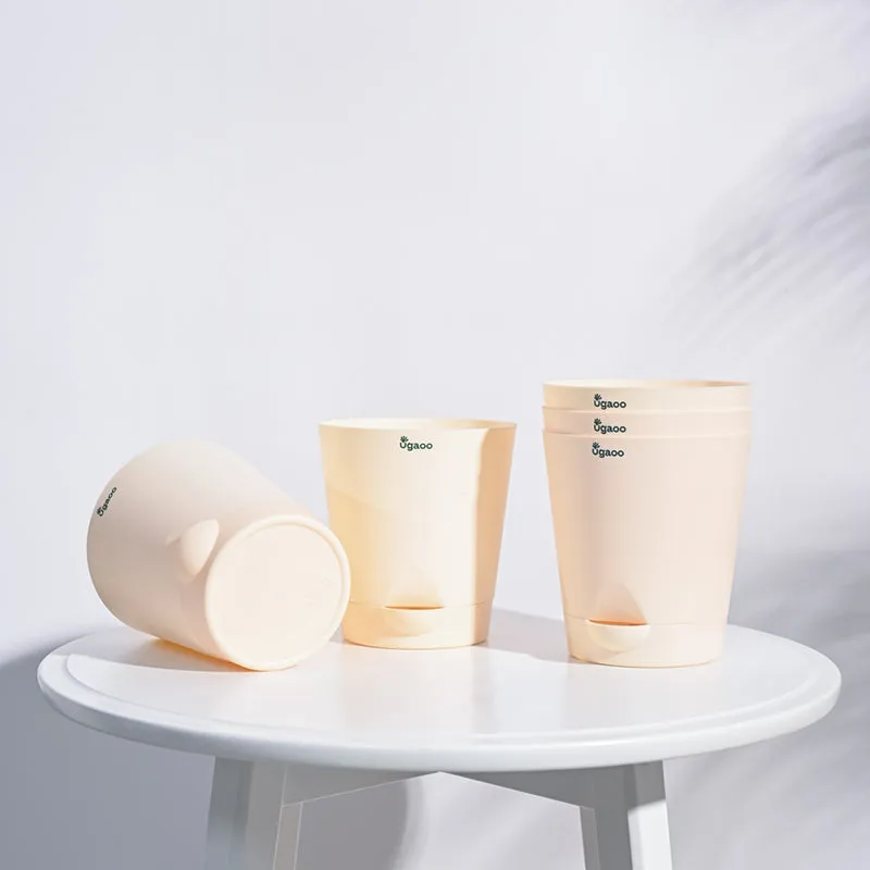 Ugaoo Bare Root Plastic Planter (Peach) - Set Of Five media 5