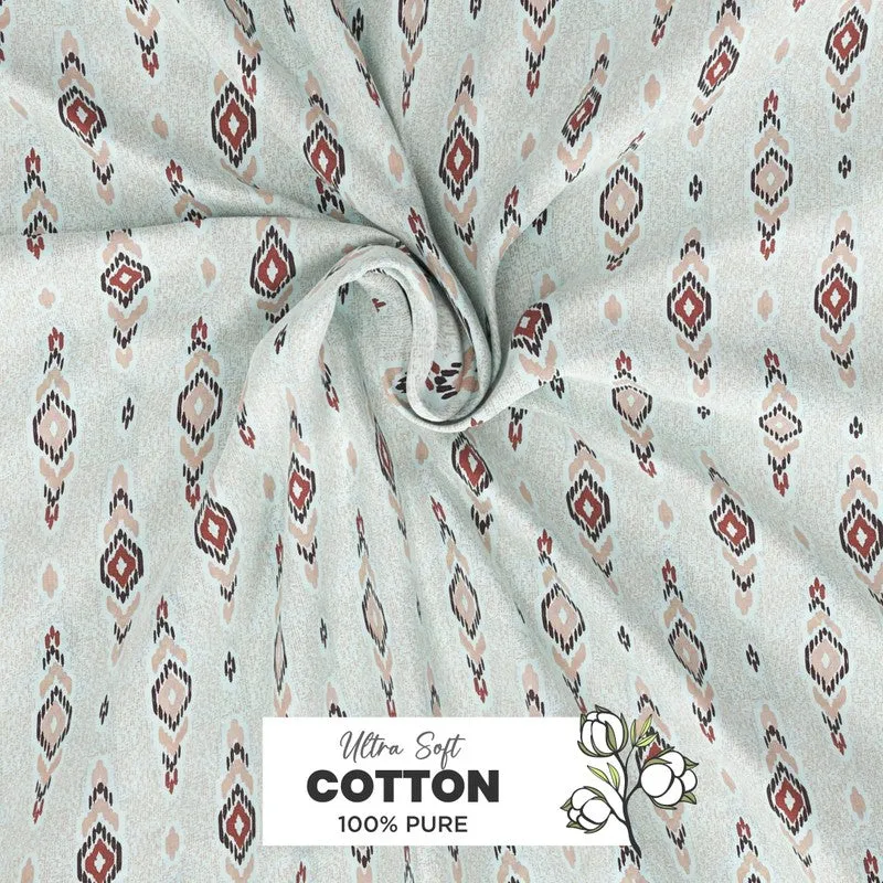 Deynor Cotton Bedsheet (Peach) - 144 TC media 5