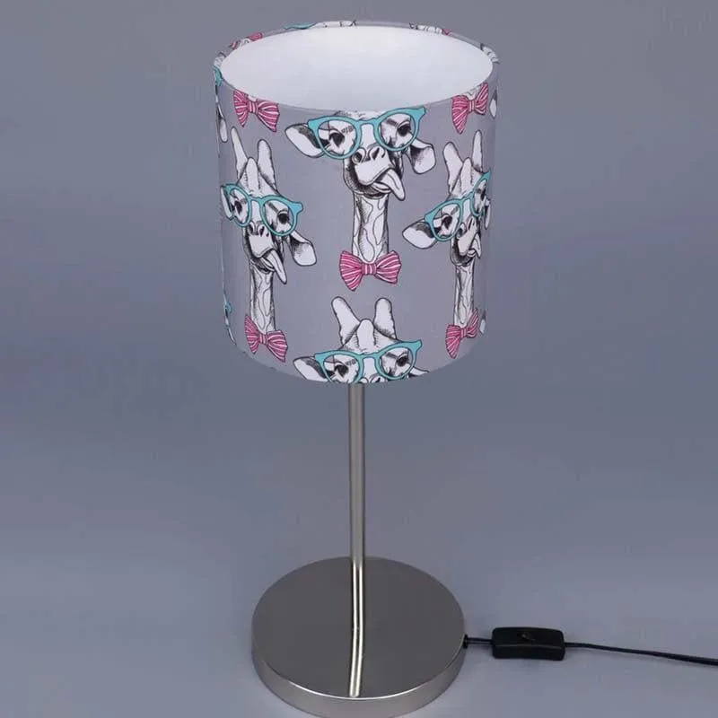 The Cheeky Wooden Fabric Table Lamp - Multicolor media 6