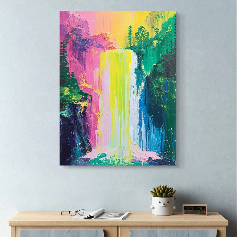 Cascade Trance Wall Painting media 4