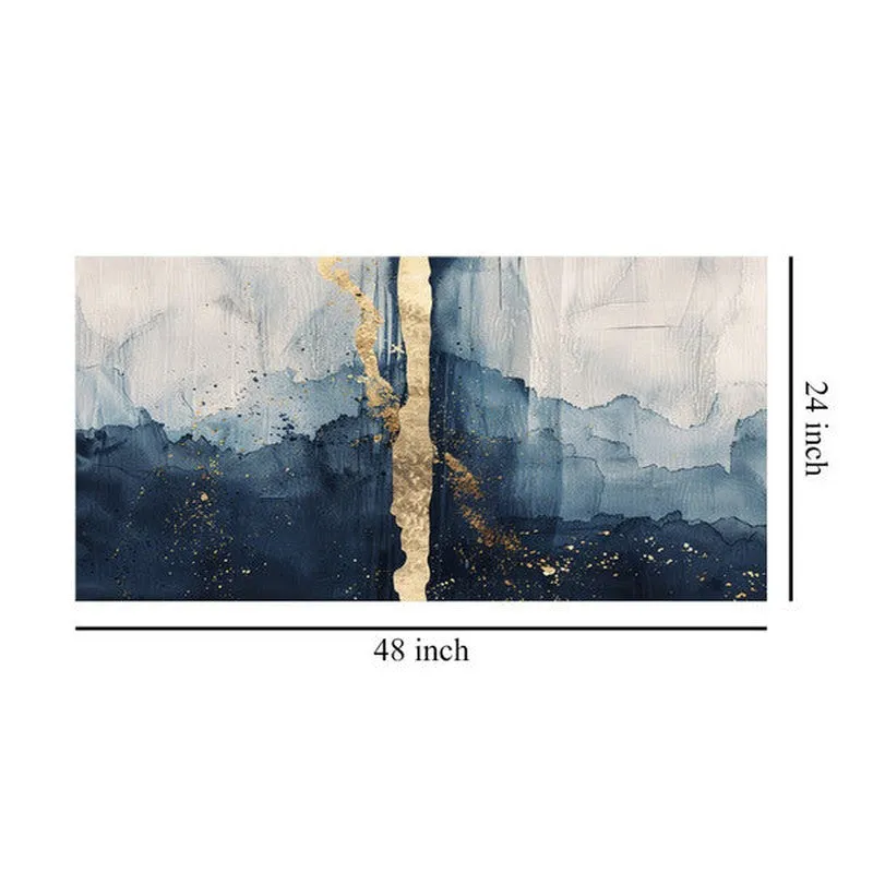 Azure Gold Fusion Wall Painting media 7