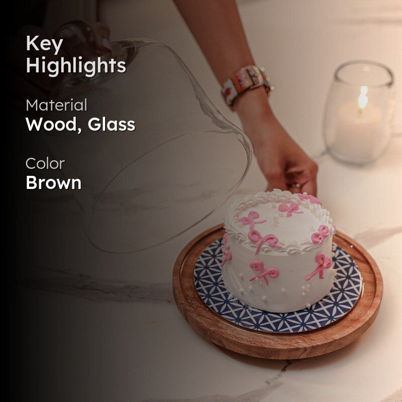 Vinso Cake Stand With Dome image 2