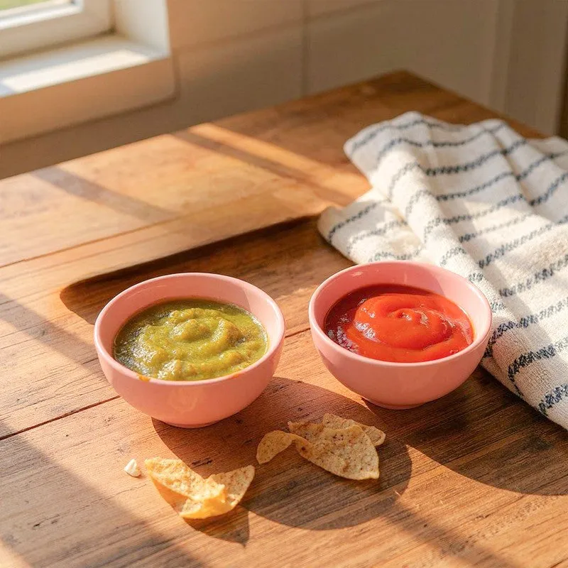 Roska Pink Ceramic Snack Bowls (180 mL Each) - Set Of Four media 5