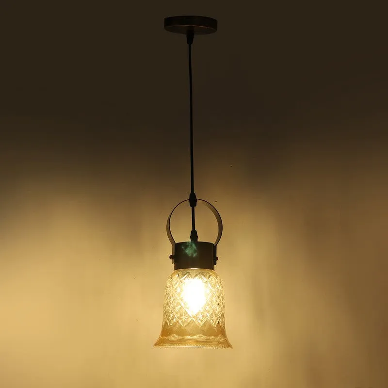 Eloria Pendant Glass Ceiling Lamp media 7
