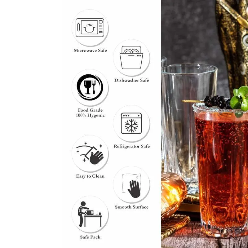 Pasabahce Magpi Glass Tumbler (330 ML) - Set Of Six media 5