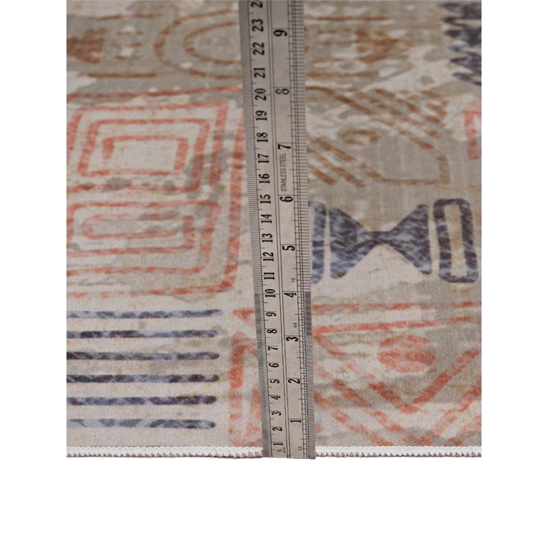 Yanika Boho Carpet - Blue & Orange media 8