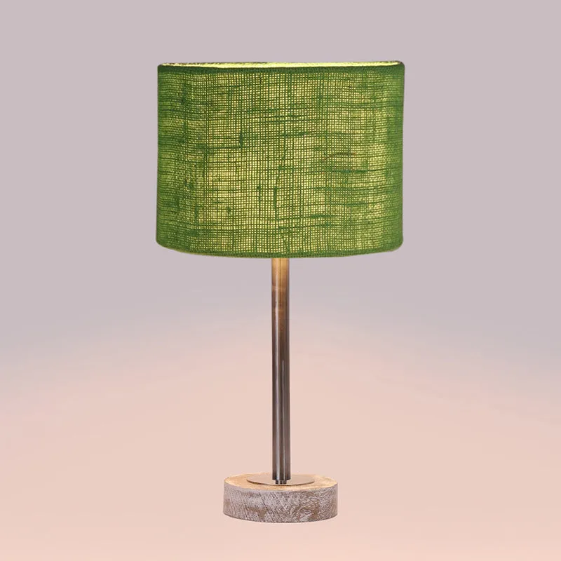 Sienna I Rodin Wooden Table Lamp - Green,Silver,White media 5