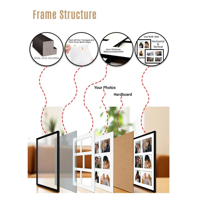 Preciora Collage Photo Frame - Beige media 4