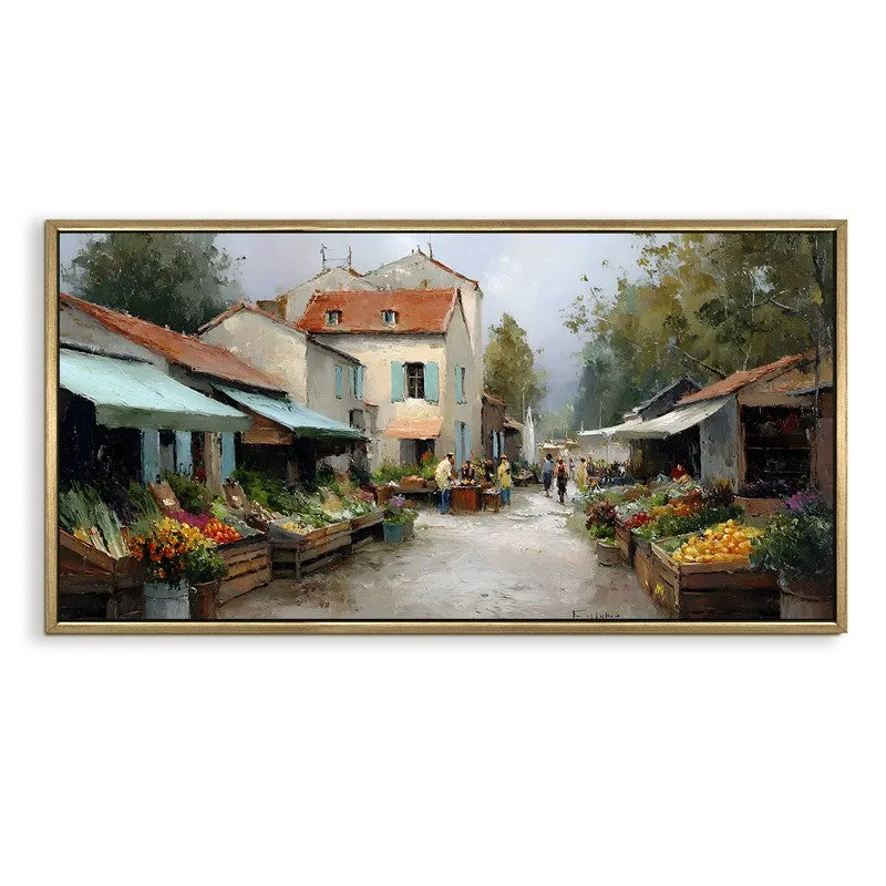 Vintage Europe Produce Street Wall Art media 4