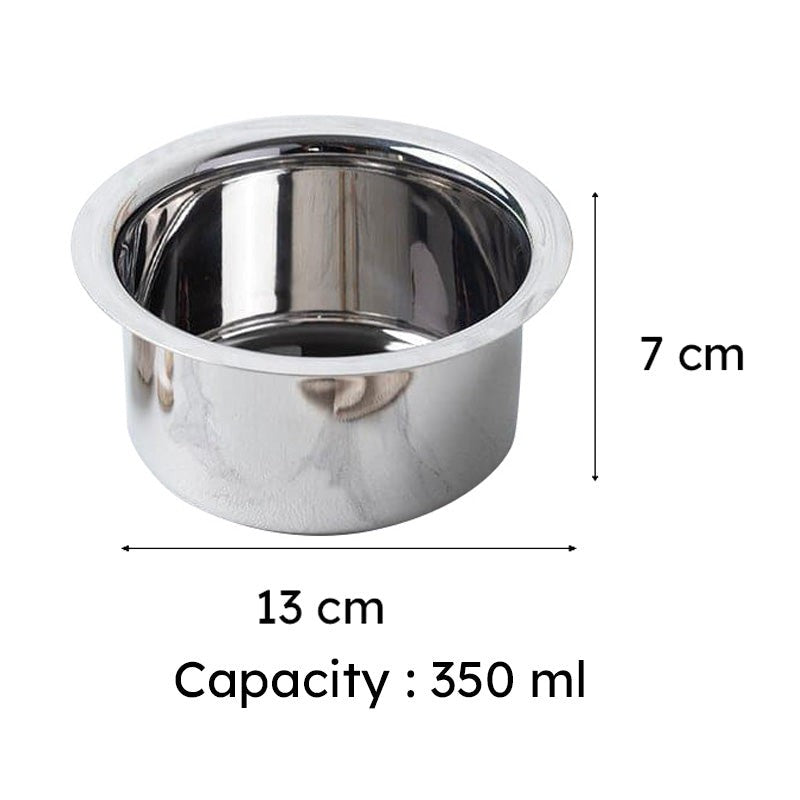Avsa Stainless Steel Pateela - 350 mL / 5 Inches media 7