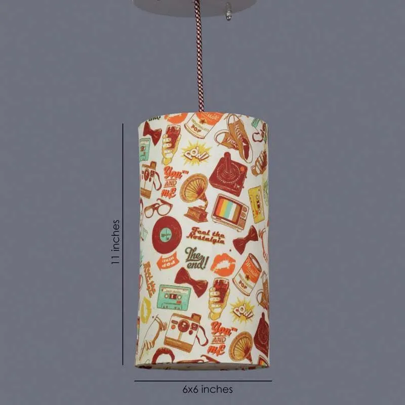 Nostalgic Vibes Fabric Ceiling Lamp media 4