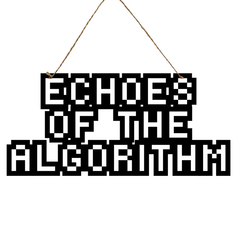 Echoes Of Algorithm Mild Steel Wall Accent media 3
