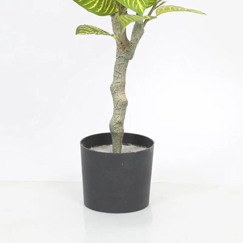 Verdess Artificial Plant With Black Plastic Pot - 4 Feet media 4
