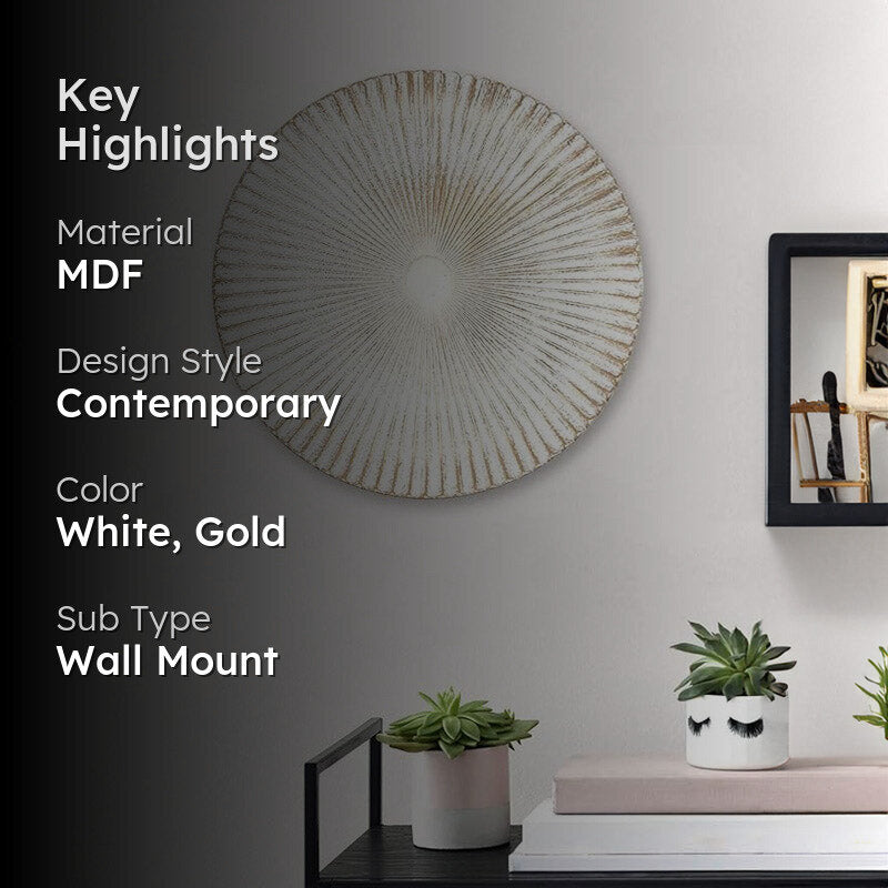 Noelle MDF Wall Accent - Ivory media 2