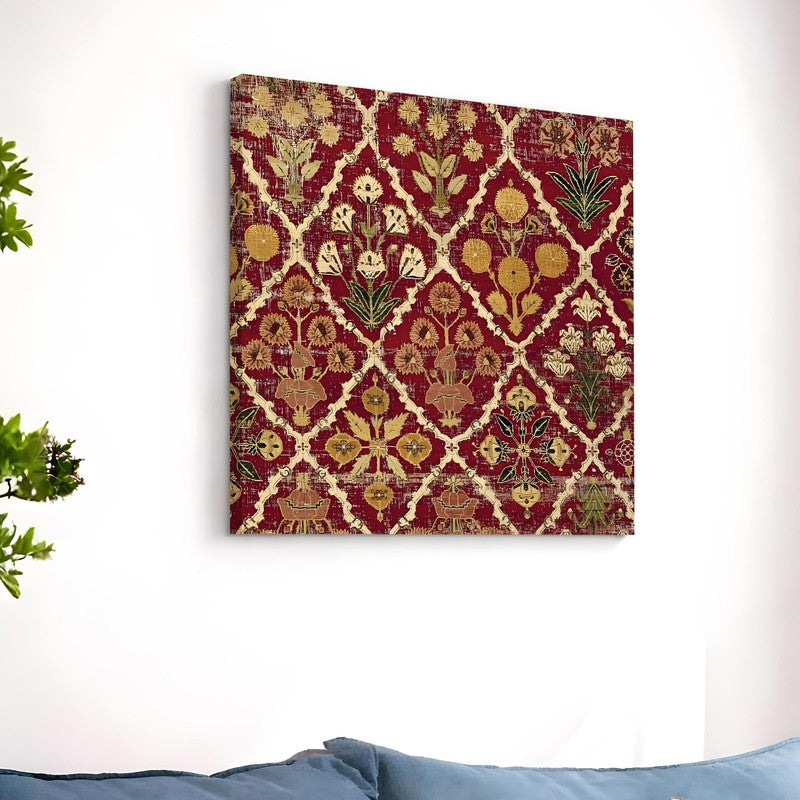 Desi Motif Canvas Wall Art media 10