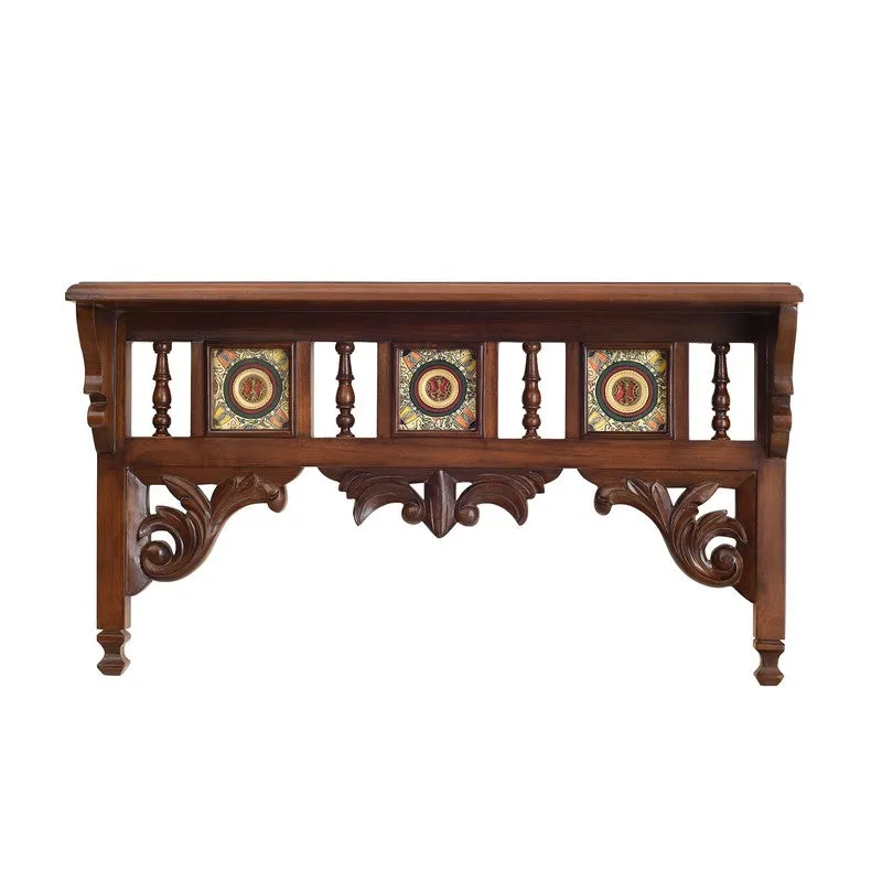 Aria Teak Wood Shelve media 3