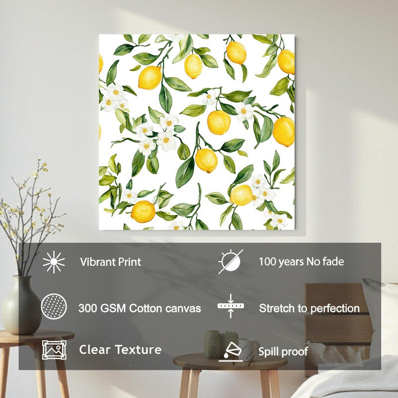 Lemon Essence Canvas Wall Art media 7