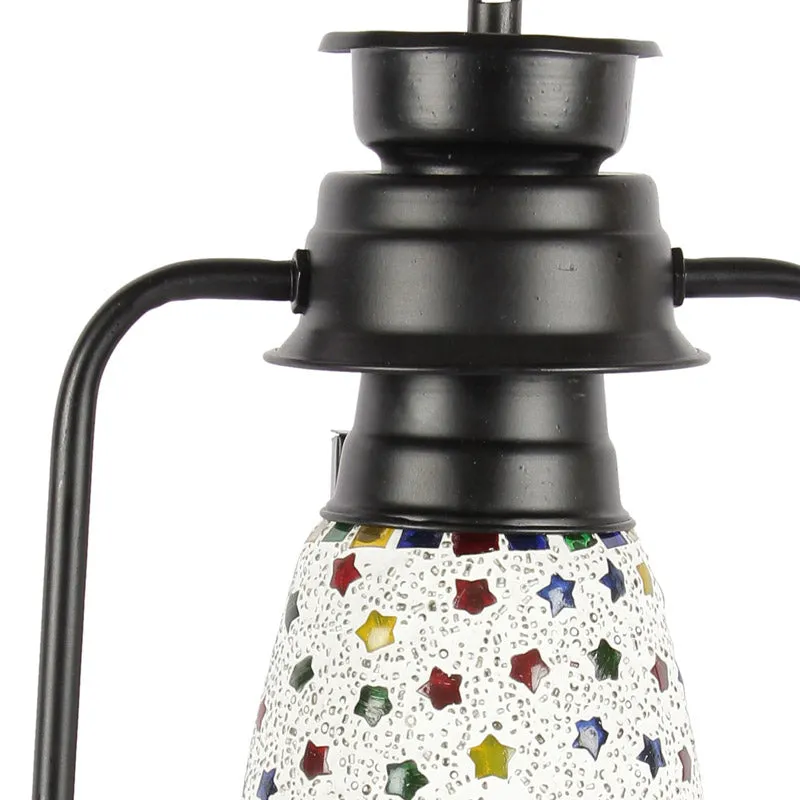 Divyara Mosaic Lantern Iron Table Lamp media 6
