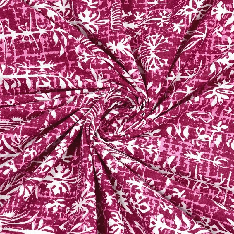 Arton Cotton Bedsheet (Pink) - 240 TC media 5