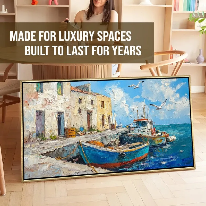 Anchored Light Canvas Wall Painting With Frame media 7