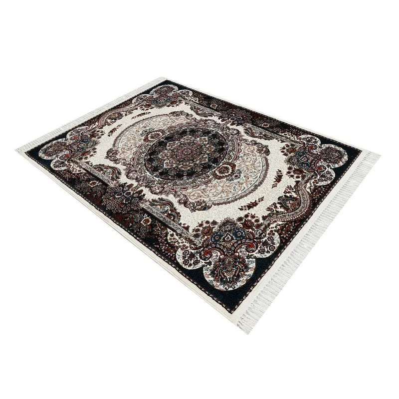Desi Tapestry Artificial Silk Carpet media 4