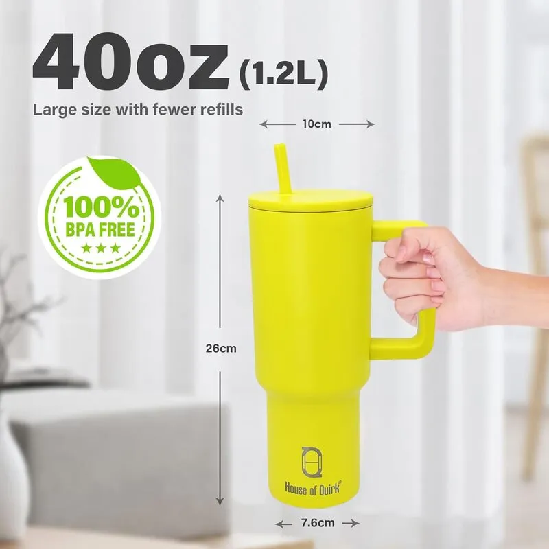 Hydra Boost Stainless Steel Tumbler (1200 ML) - Yellow media 8