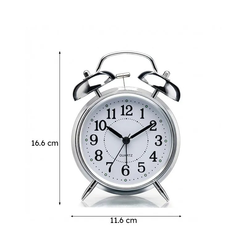 Time Aura Round Metal Table Clock media 6