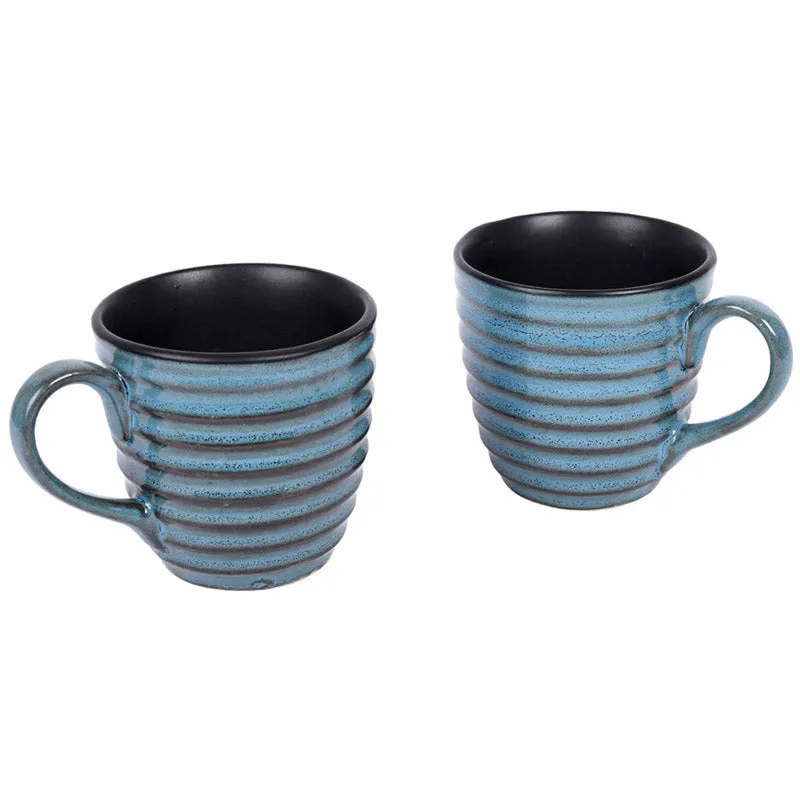 Hiral Ceramic,Wood Tea Cup (150 mL Each) -  Three Piece Set media 5