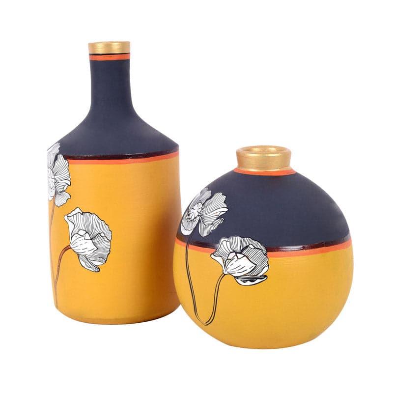 Sunflower Bliss Vase - Set Of Two media 3