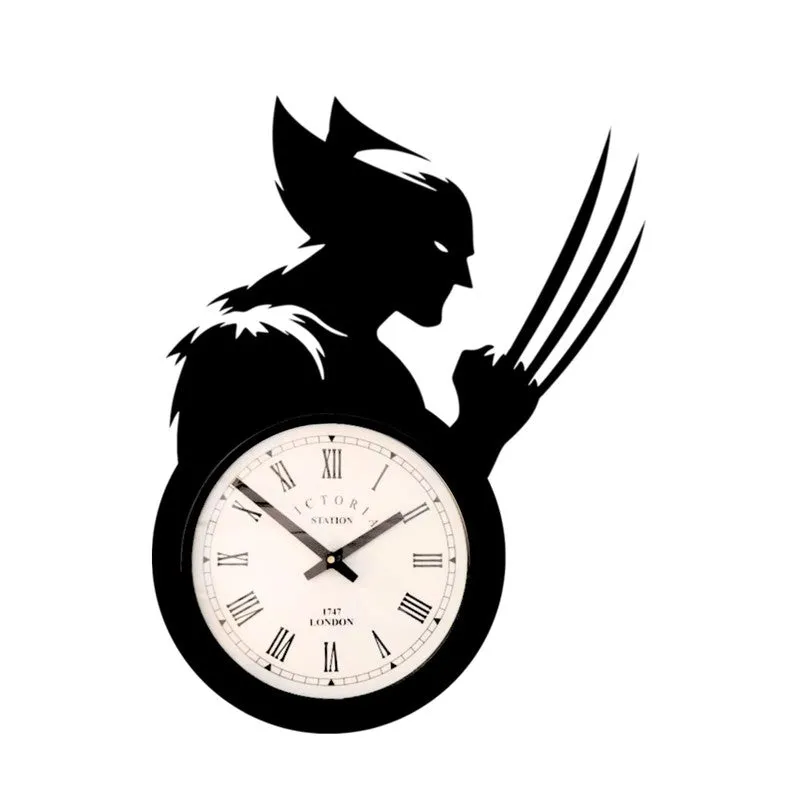 Wolverin Steel Analog Wall Clock - Black media 4