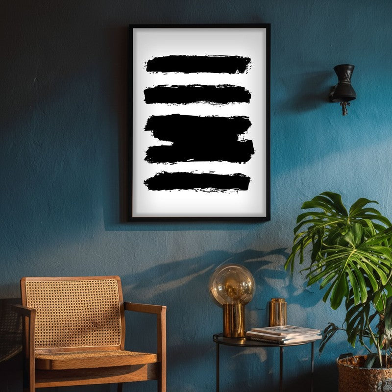Doodle In Ink Framed Canvas Wall Painting media 4