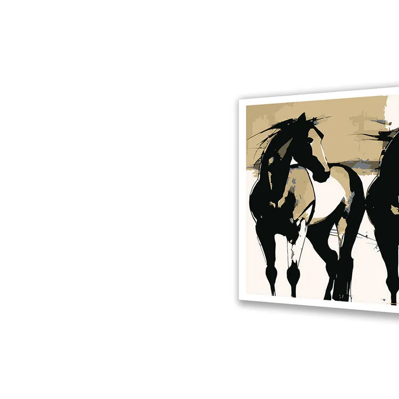 Equine Arts Wall Art with White Frame media 4