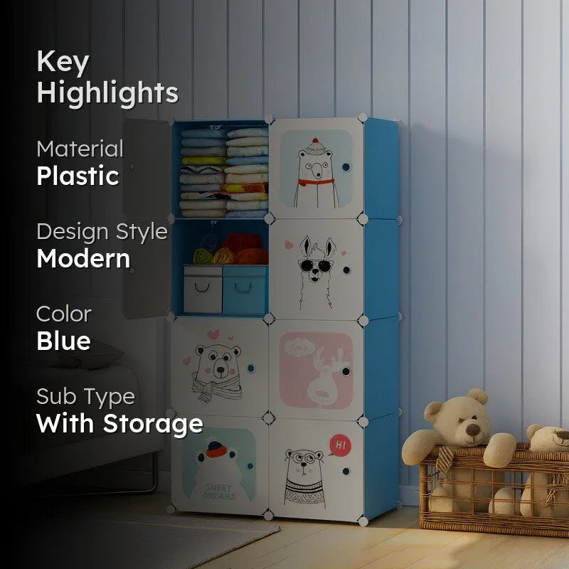 Rioware UrbanFold Storage Wardrobe Racks - Blue media 2