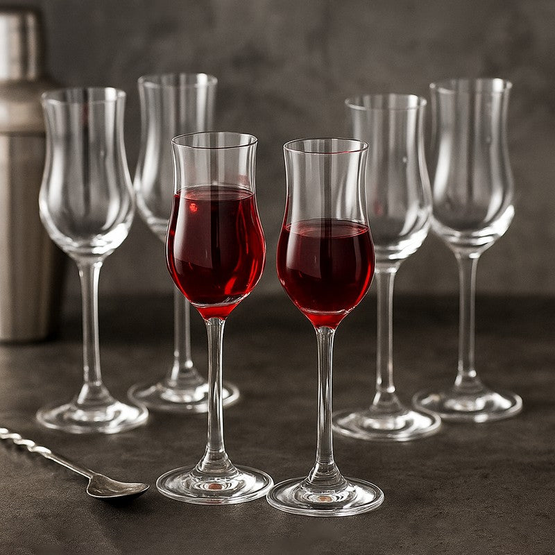Kyros Wine Glass(100 mL) - Set Of Six - 100 ML