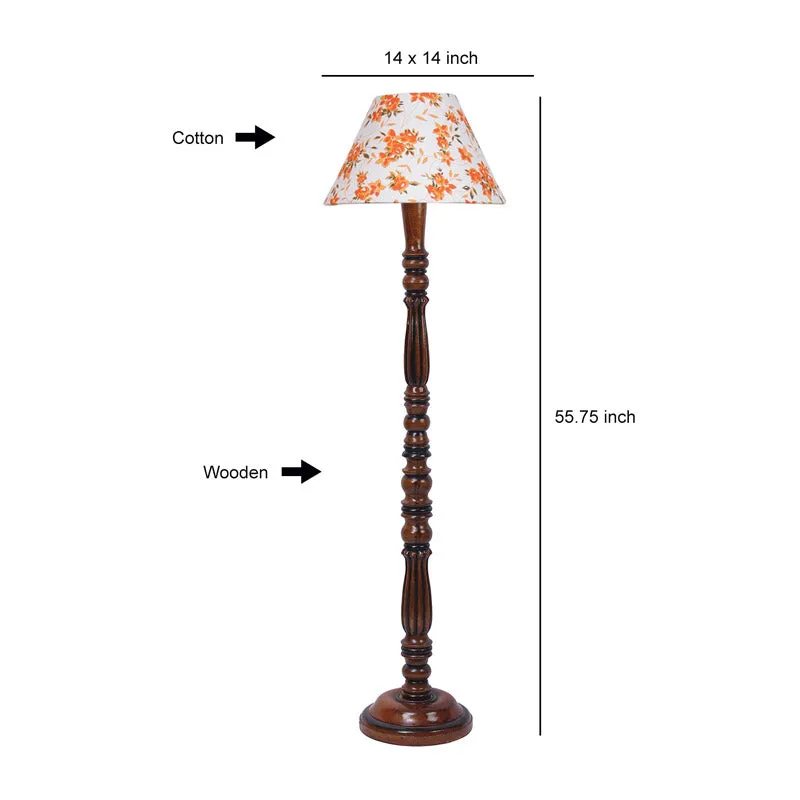 Ibis Tira Vintage Wooden Floor Lamp media 6