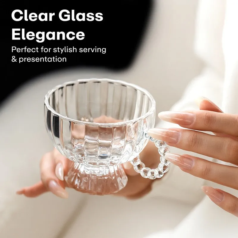 Rioware CrystalTreat Glass Dessert Bowl (160 mL Each) - Set Of Six media 6